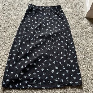 Brandy Melville navy midi skirt